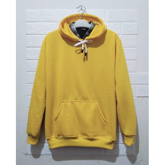jaket polos jumper S,M,L,XL,XXL hitam pria wanita hoodie