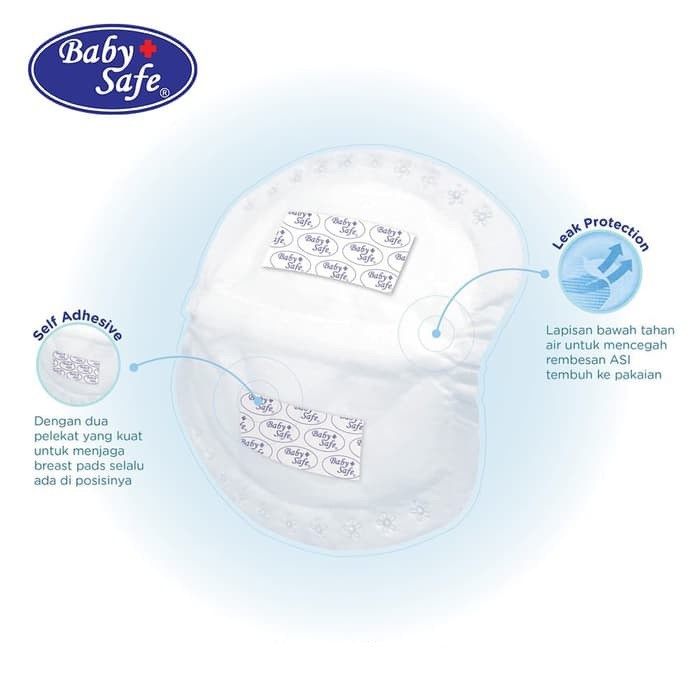 Baby Safe Breast Pad Isi 56 Pcs Breastpad Babysafe Penyerap Asi