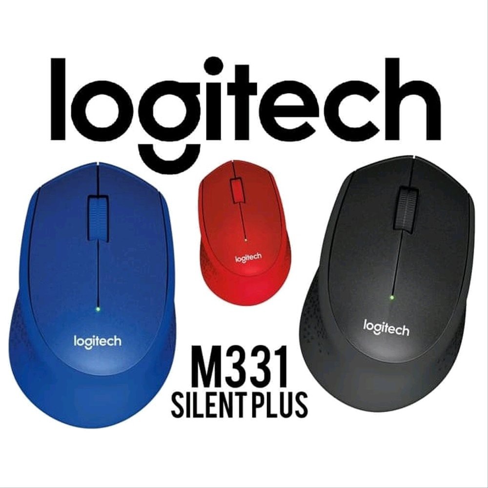 Mouse Logitech Wireless M331 SILENT - Mouse Wireless - Logitech M331 Silent - M 331 Diskon