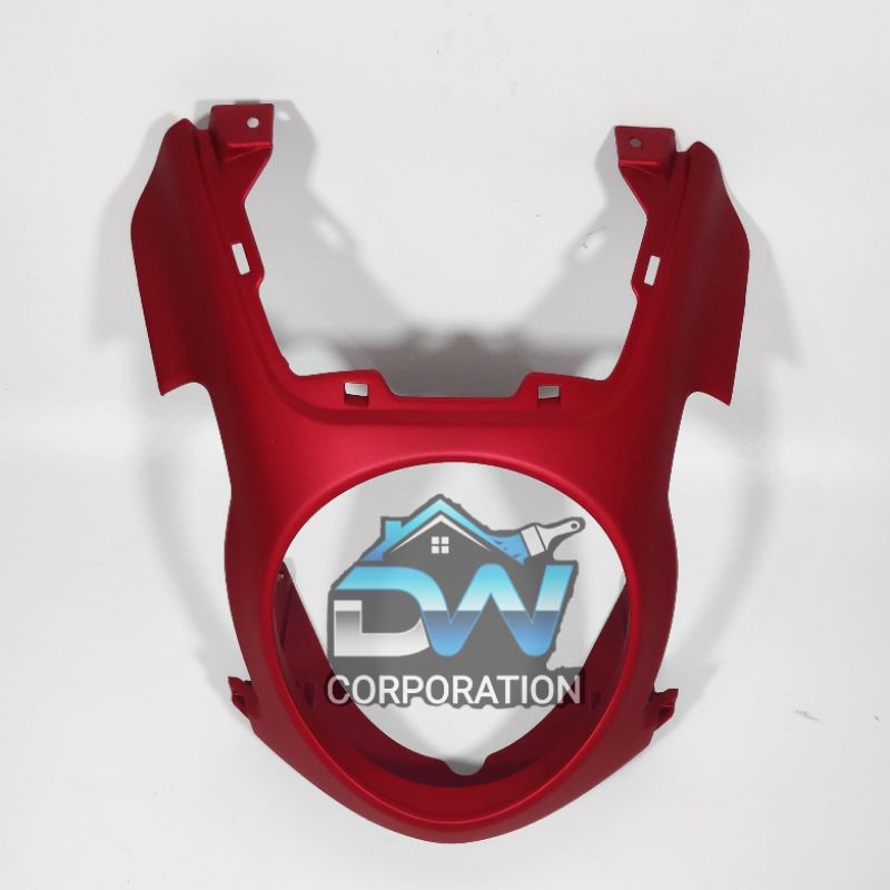 Cover center tutup lampu belakang scoopy fi esp 2020 K2F merah doff dof dop