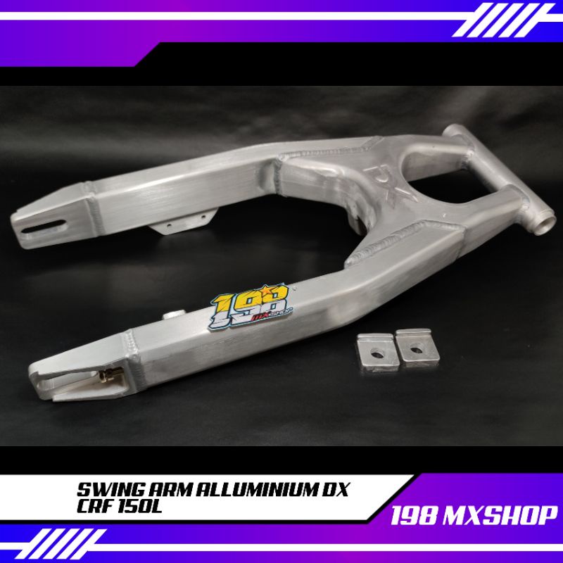SWING ARM CRF 150 L ALLUMUNIUN DX PANJANG 63 CM -  ARM CRF ALUMUNIUM ALLOY - ALMUNIUM