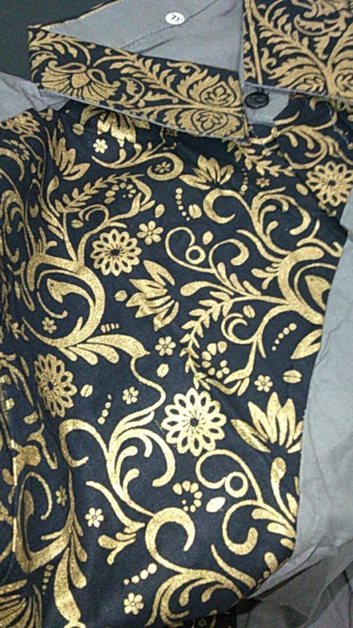 Kemeja Batik Pria Ppbtk07 Modern Lengan Panjang Casual Modis Trendy Masa Kini M L Xl Asli Pekalongan