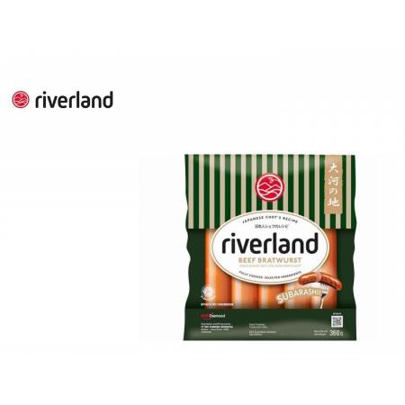 

(Free Tas Belanja) RIVERLAND Beef Bratwurst Sausage 360 gr / Frozen Food Sosis