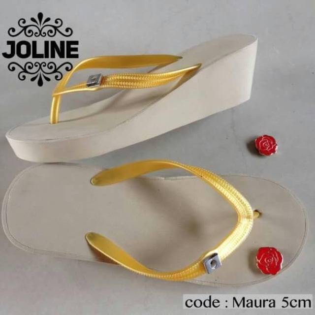 sandal Joline / wedges Maura KHAKI