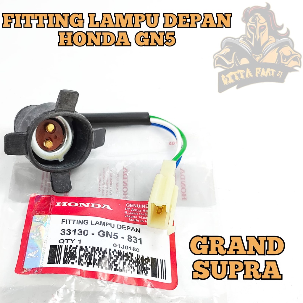 FITTING LAMPU DEPAN HONDA GN5 KUALITAS ASLI ORIGINAL HONDA PRESISI BAHAN KUNINGAN AWE T DAN DIJAMIN MANTAP GRAND SUPRA