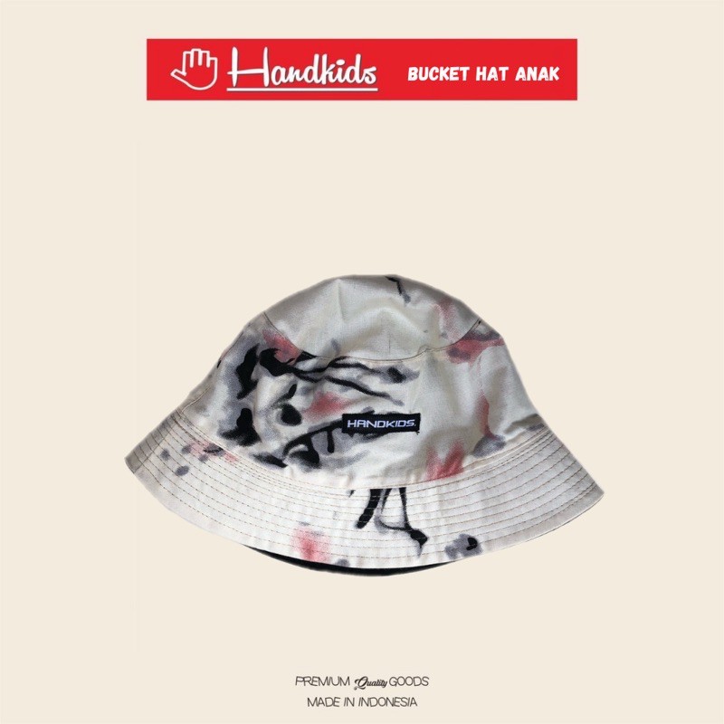 TOPI ANAK BUCKETHAT HANDKIDS 2-8tahun-Motif B