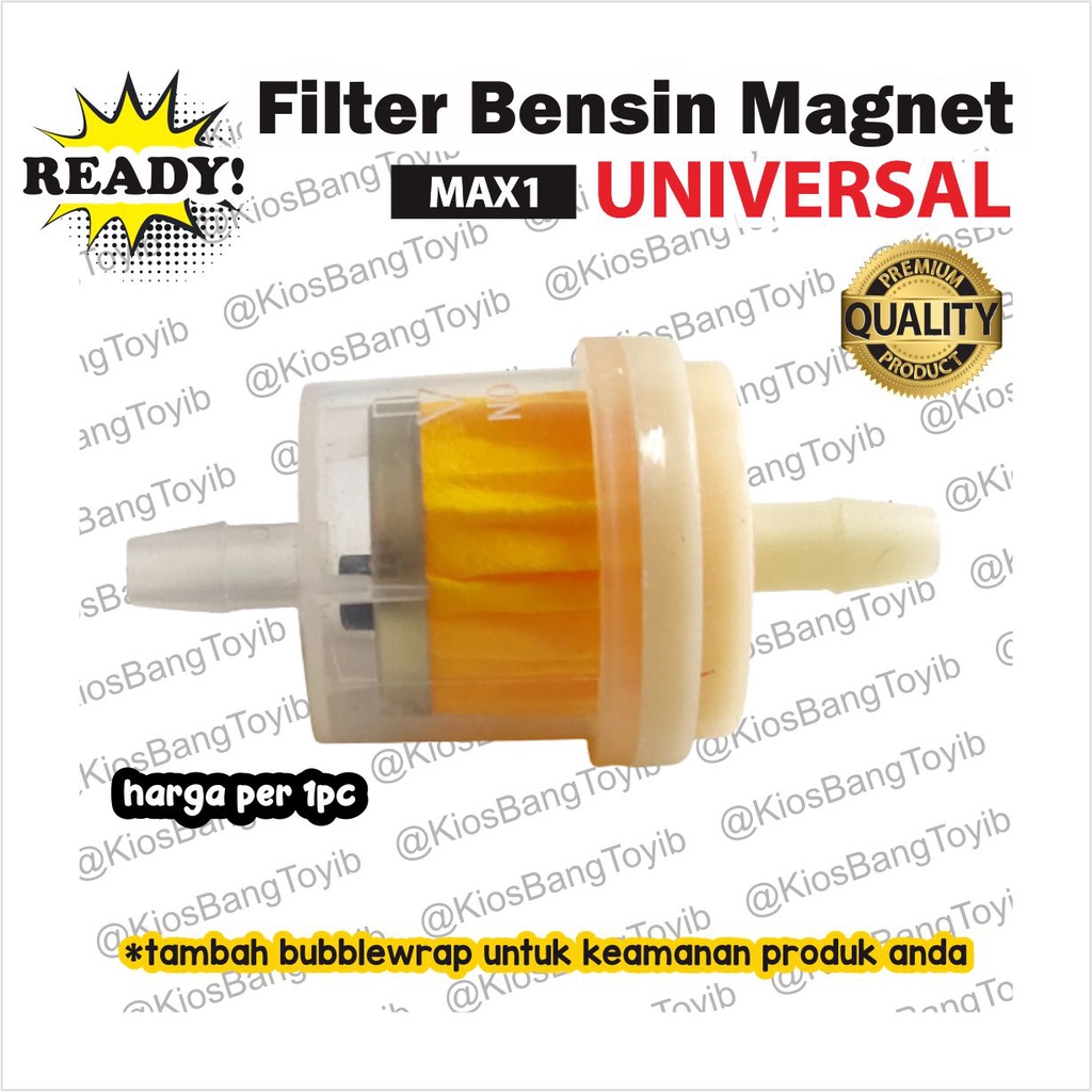 Filter Saringan Bensin Magnet Magnit Universal Semua Motor (MAX1)