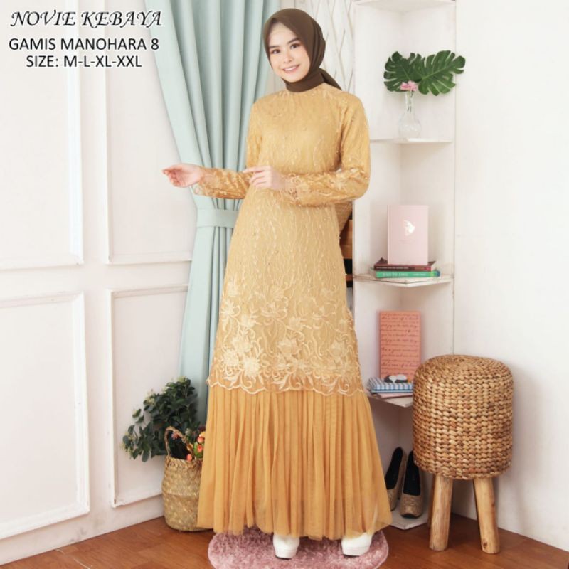 (SALE) KHUSUS  GAMIS TUTU WARNA GOLD