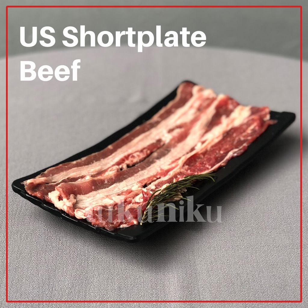 

BOGOR US /AUS BEEF SLICE SHORTPLATE / DAGING SAPI YOSHINOYA IRIS TIPIS @500gr