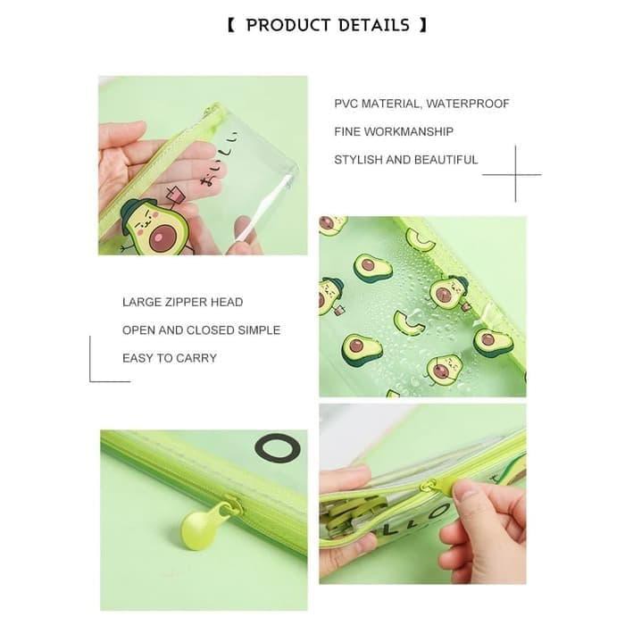 

Dijual TP0070 Tempat Pensil Japanese PVC Avocado / Tempat Kosmetik - HAND UP Diskon