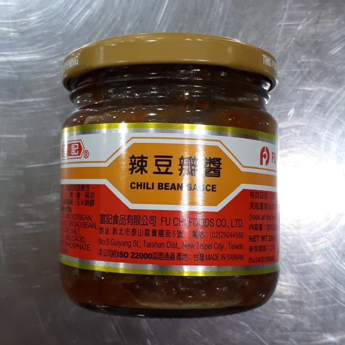 Fu Chi Chili Bean Sauce 200gr Taiwan Fuci Tobanchang Fuchi Tobanchiang Saus Kedelai Fu Ci