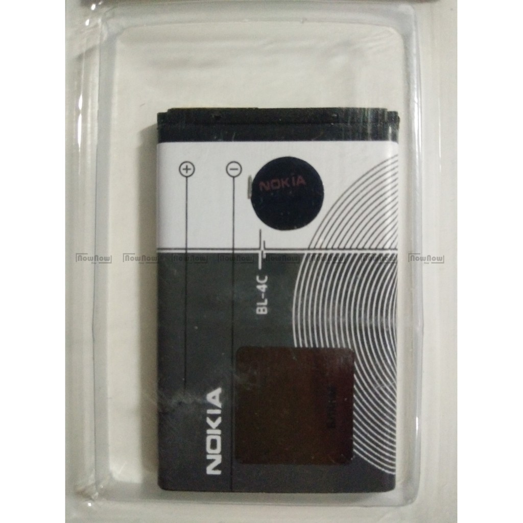 Baterai Nokia 3108 3500 Classic 5100 6100 6101 6103 6125 6126 6131 BL-4C BL4C ORI OEM Batre Battery