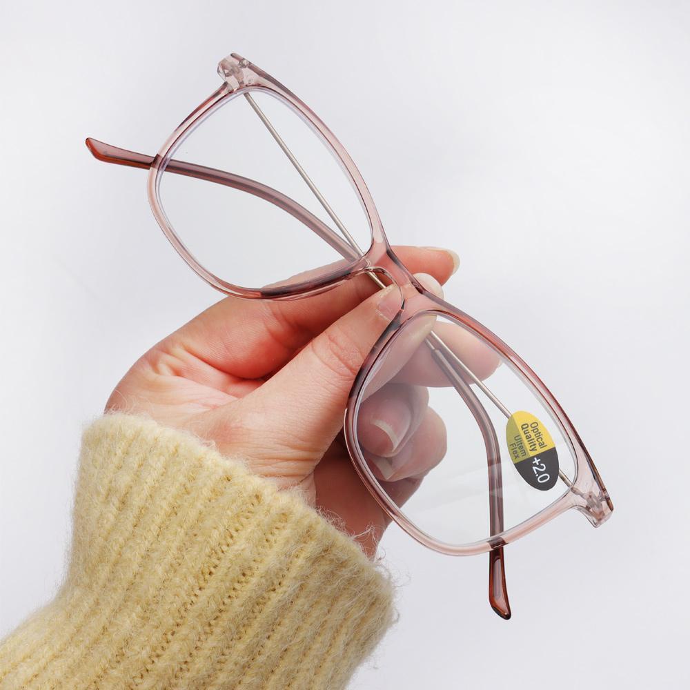 Wonder Kacamata Baca Fashion Portable Pelindung Mata Vintage Ultra Ringan Frame