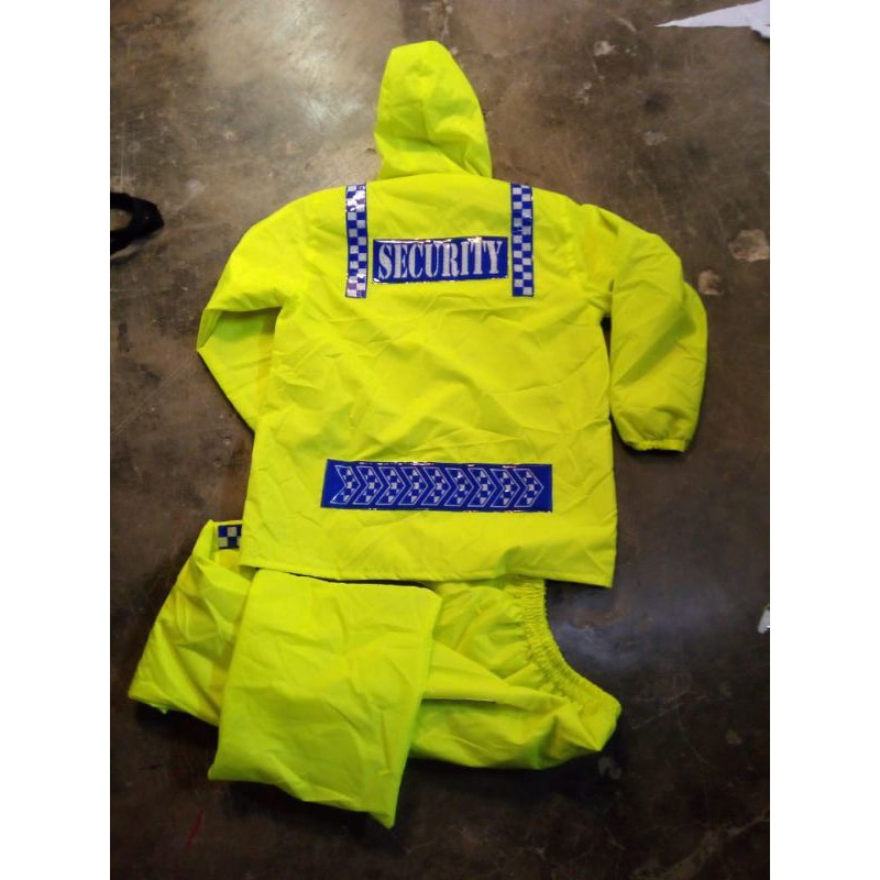 jas hujan bahan taslan