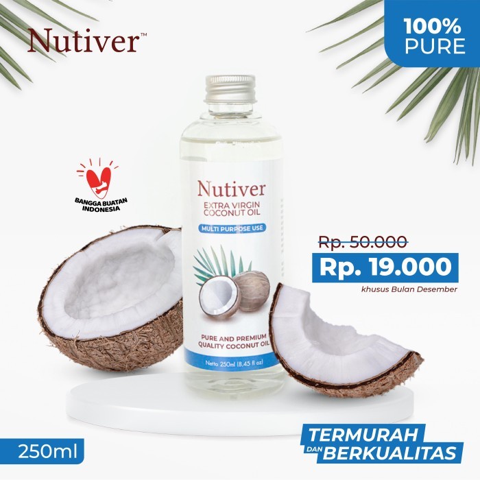 

Nutiver Extra Virgin Coconut Oil / Premium VCO 250ML
