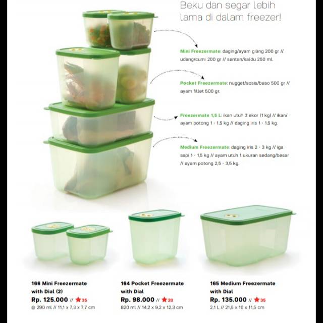 Pocket Freezermate/Tupperware