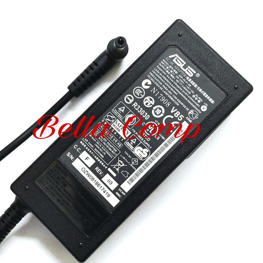 Charger Casan Laptop ASUS K53 A43 A43E A43U A43S A53 K43 K43S K52 K42 K46CM K56CM X43E 19V 3.42A 65W