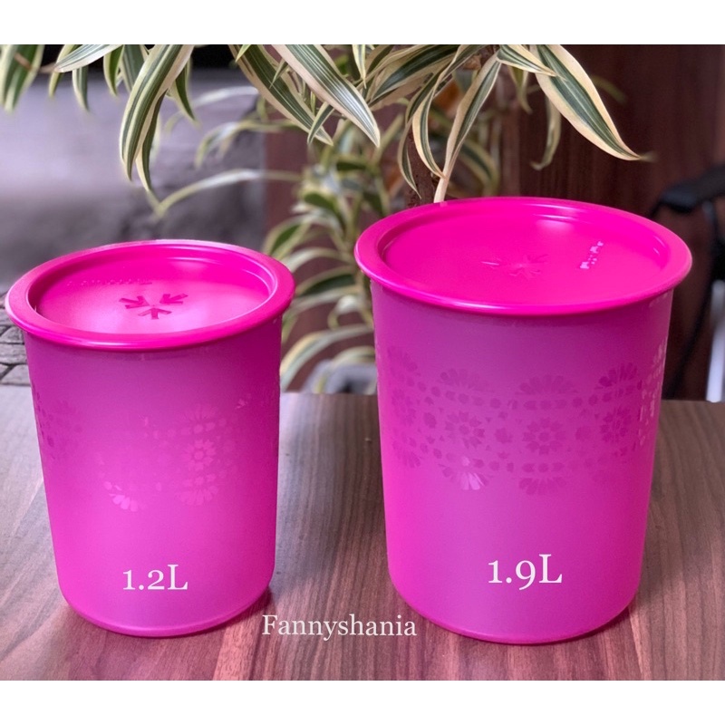 DECO CANISTER SET TOPLES LEBARAN TUPPERWARE ORIGINAL