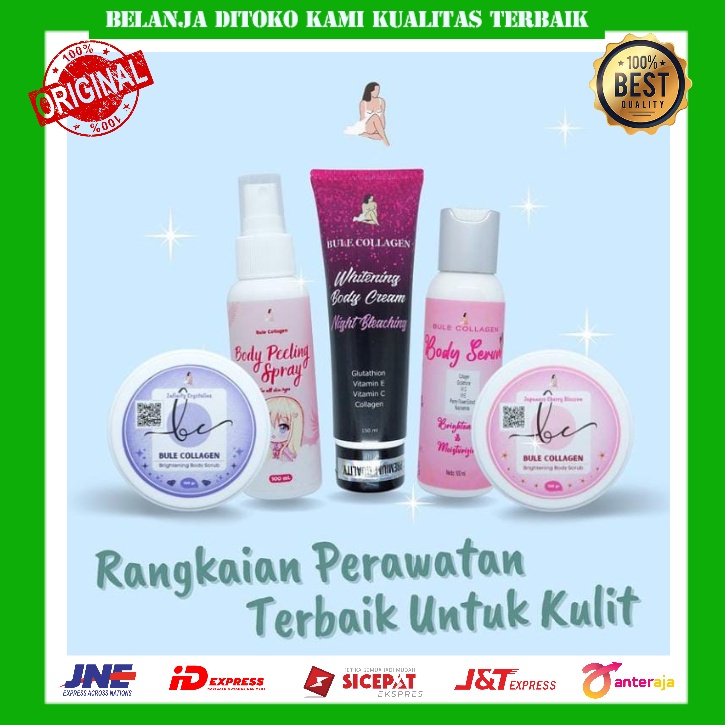 (READY STOKK)(DISTRIBUTOR) BLEACHING NIGHT BULE COLLAGEN