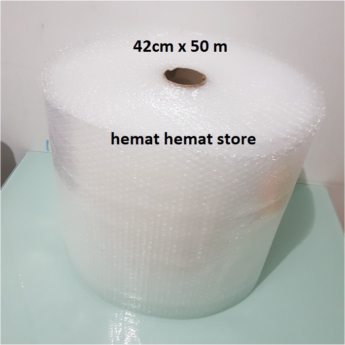 

Plastik bubble wrap bening 42cm x50 m (muliapack)