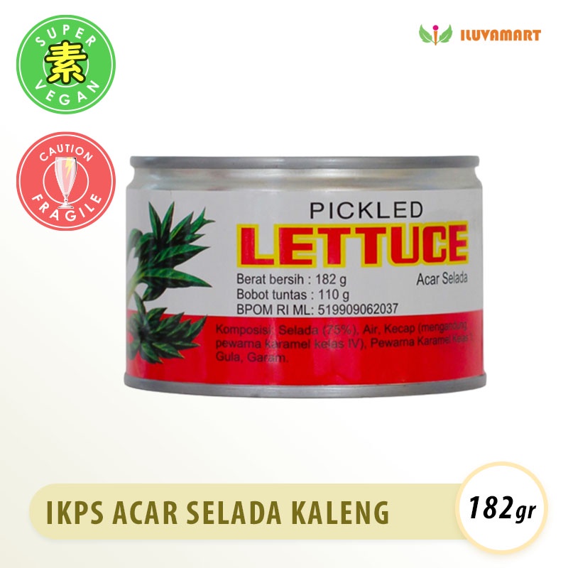 

IKPS PICKLED LETTUCE 182gr Acar Selada Dalam Kaleng Sayur Kaleng