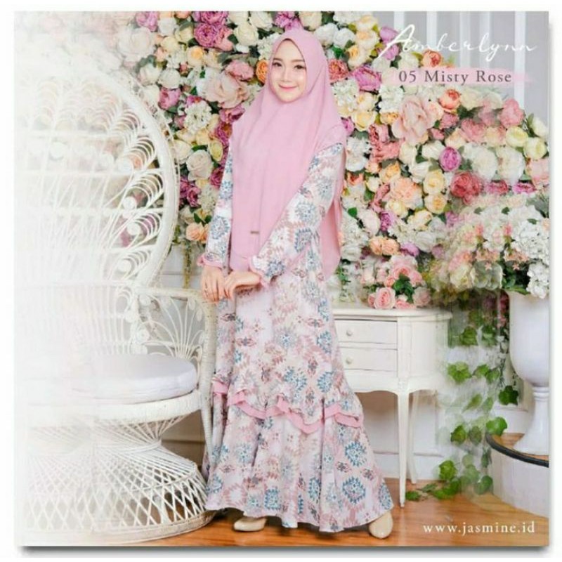 AMBERLYNN DRESS 05. MISTY ROSE BY JASMINE