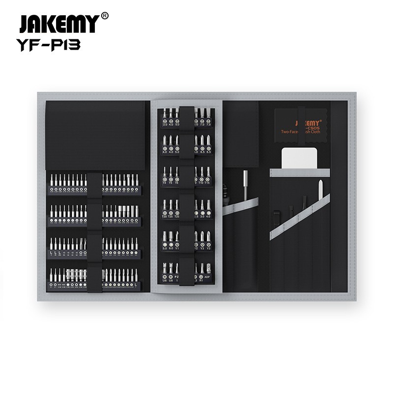 Jakemy JM-YF-P13 Full Mata Obeng Set Lengkap 201in1 Komputer Laptop