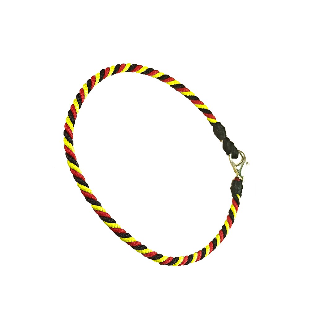 Nagasita [TWK - Merah, Hitam, Kuning] Gelang Tali Tiga Warna/Tridatu Kait