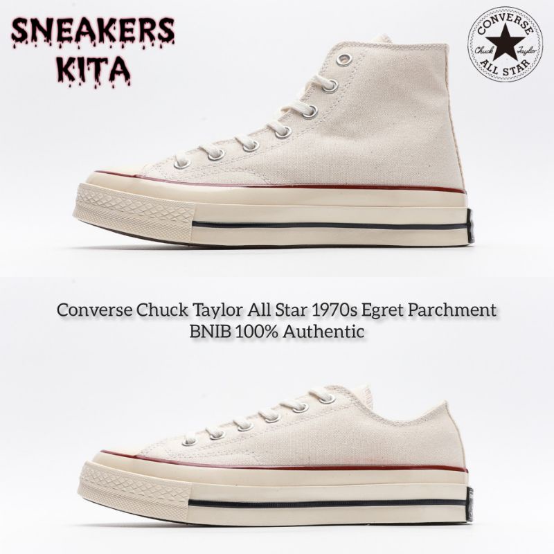 Sepatu Converse Chuck Taylor All Star 1970s Parchment BNIB 100% Authentic / Converse 70s Broken Whit