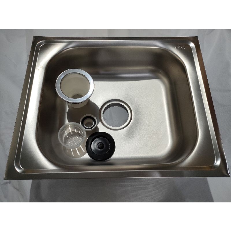 1 SET BAK CUCI PIRING PANJANG 50 CM WASTAFEL STAINLESS WASHTAFEL DAPUR CUCIAN PIRING KECIL TEMPAT CU