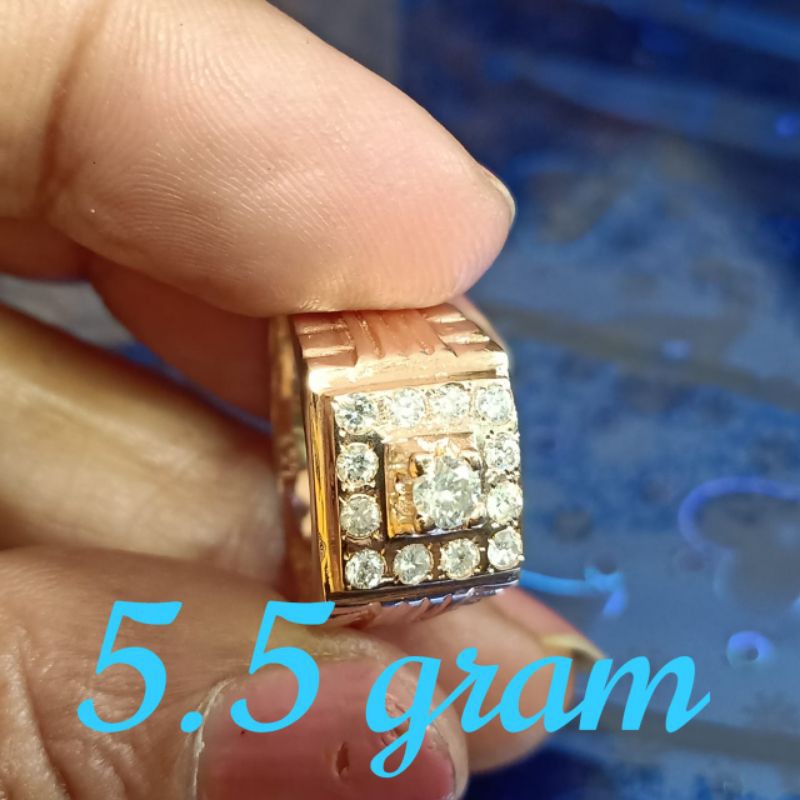 cincin laki laki keliling berlian medan