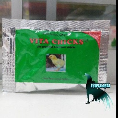 VITA CHICK 25 gr - Vitamin Pertumbuhan Anak Ayam Burung Vita Chicks Vitachick