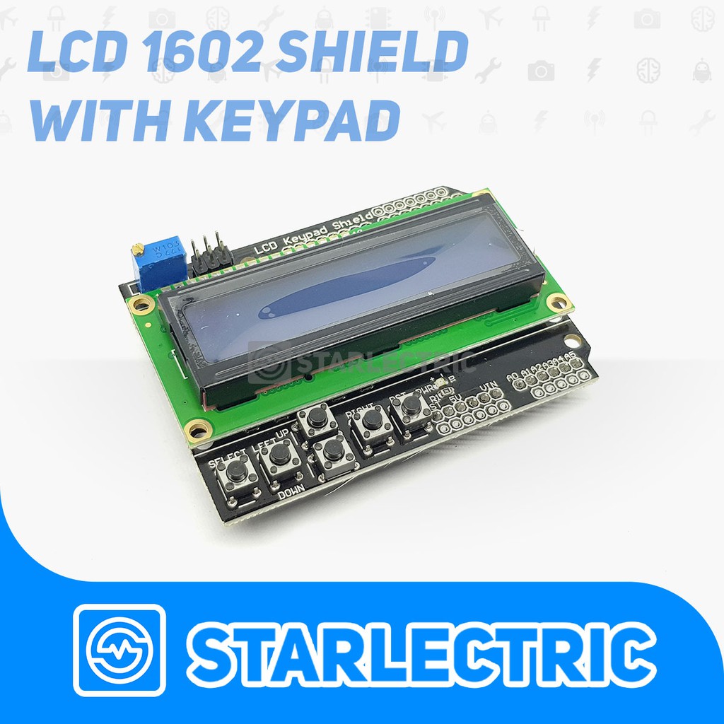 LCD Keypad shield LCD 16x2 1602 for Arduino Mega