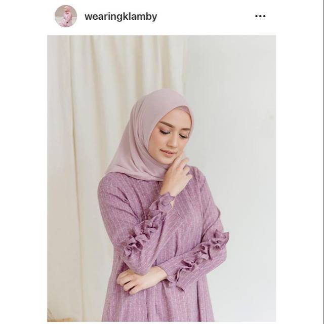 Gisella dress linen Ruby M wk by Wearing Klamby