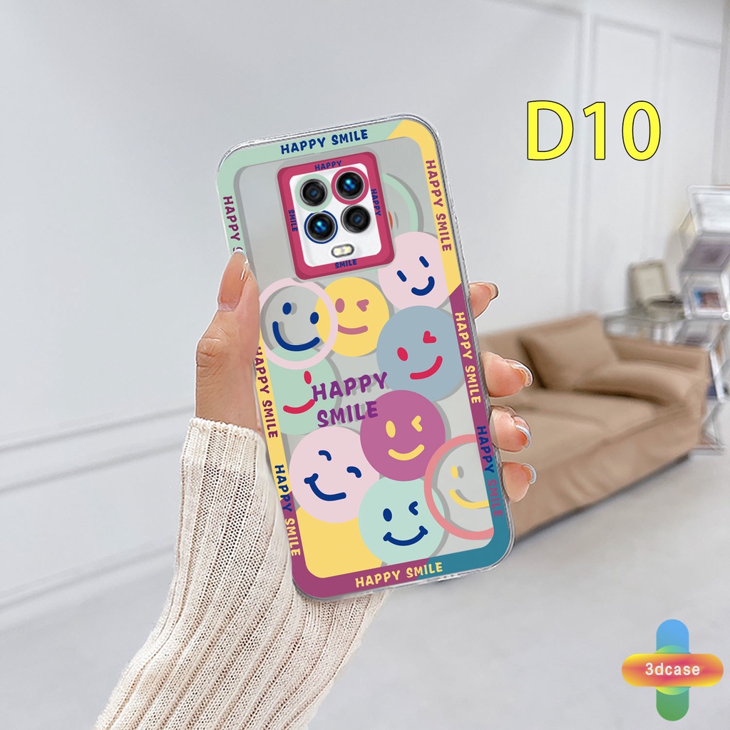 Soft Case Xiaomi Redmi Note 8 10S 9 10 9 10 PRO MAX 11 9S Xiaomi Redmi POCO C3 C31 X3 NFC X3 PRO Redmi 9C NFC 9A 9i 9T 9AT 9ACTIV 9 PRO Power 10X POCO M2 PRO 10 Prime Cute Happy Smiley TPU Shockproof Angel Eyes Protector Cover