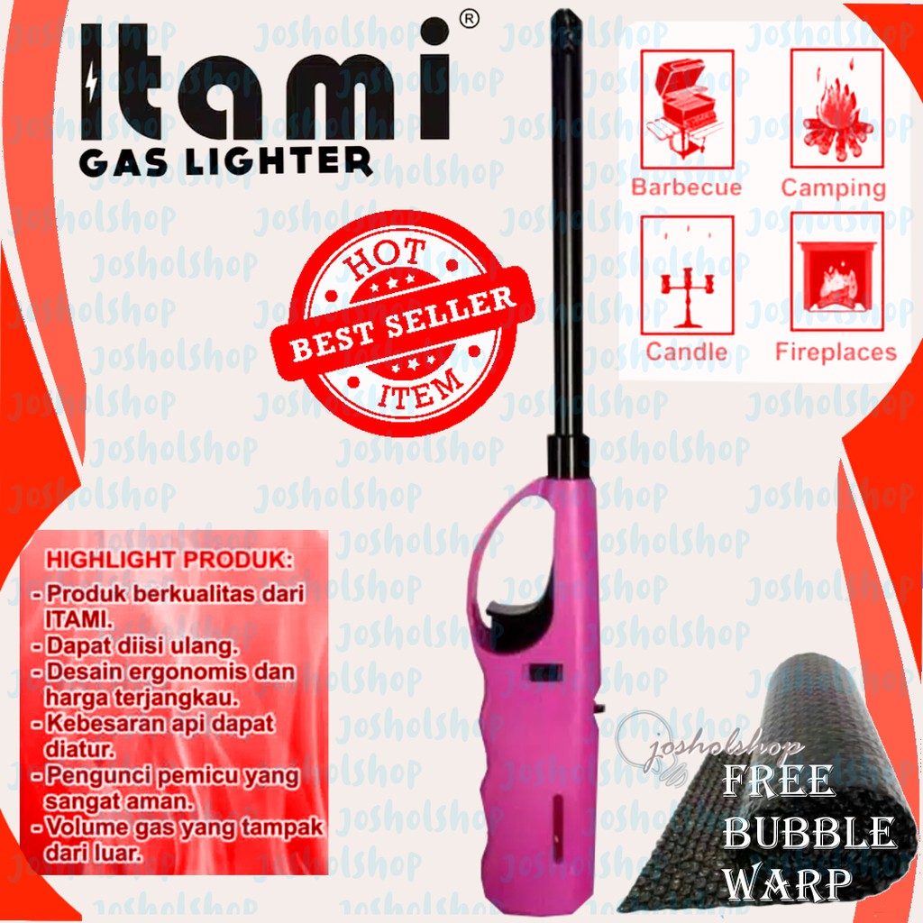 Pemantik Kompor ITAMI PK-01 Korek Api Panjang Tembak Gas Lighter