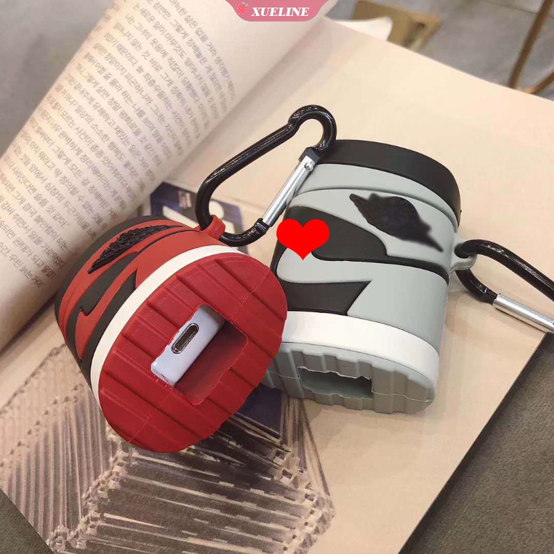 Casing Soft Case Silikon Motif Kartun Jordan Untuk AirPods 1 / 2