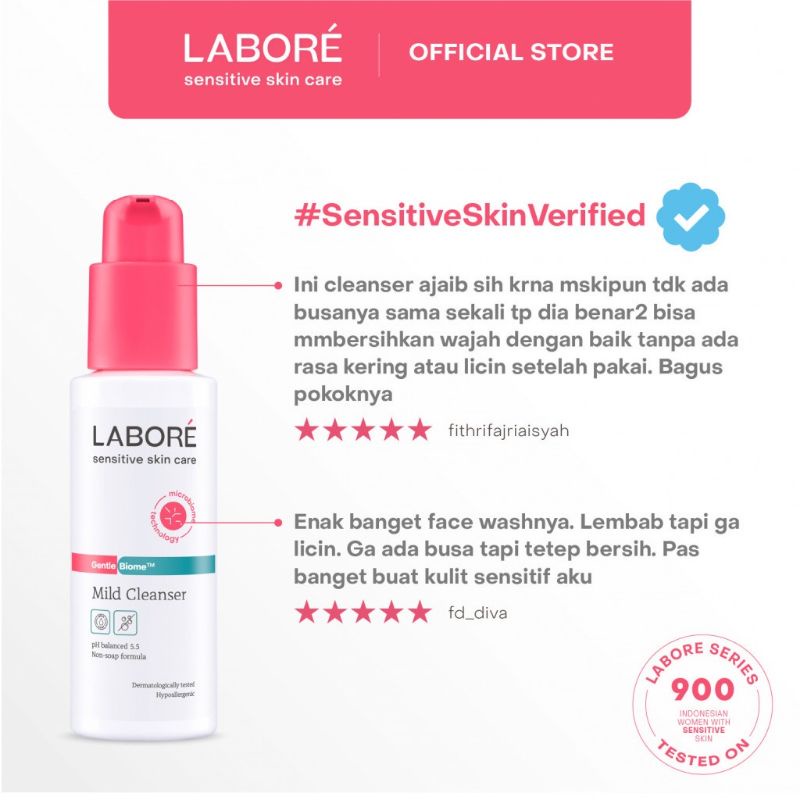 Labore Sensitive Skin Mild Cleanser 100ML