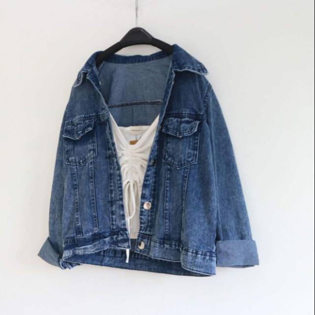 Vannya Oversize Jacket Denim