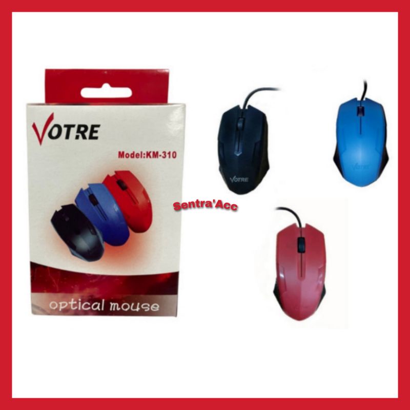 Mouse Votre Km310 / Mouse Usb Votre KM 310 / Mouse Murah Berkualitas