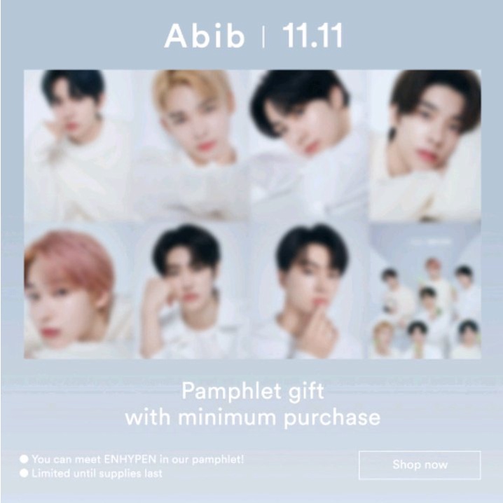 [SHARING] ENHYPEN X ABIB PAMPHLET