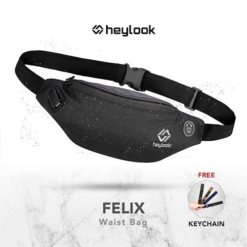 Tas Selempang Pria Waistbag Usb Waterproof Felix Tas Heylook