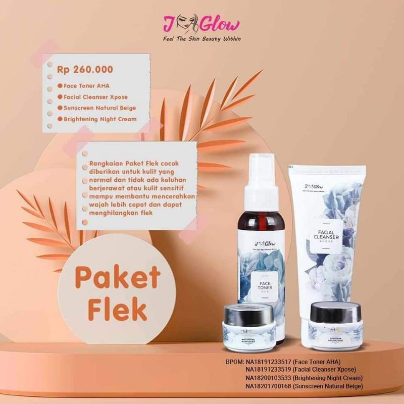 J Glow paket flek