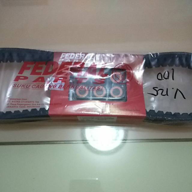 V Belt Set Van Belt Set Ban Penggerak Set Federal Vario 125 FP 231PA KZR 2700