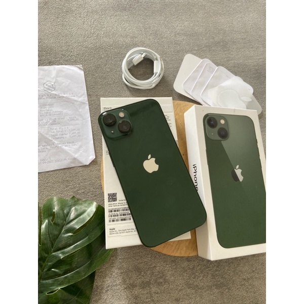 iPhone 13 256 green second resmi ibox