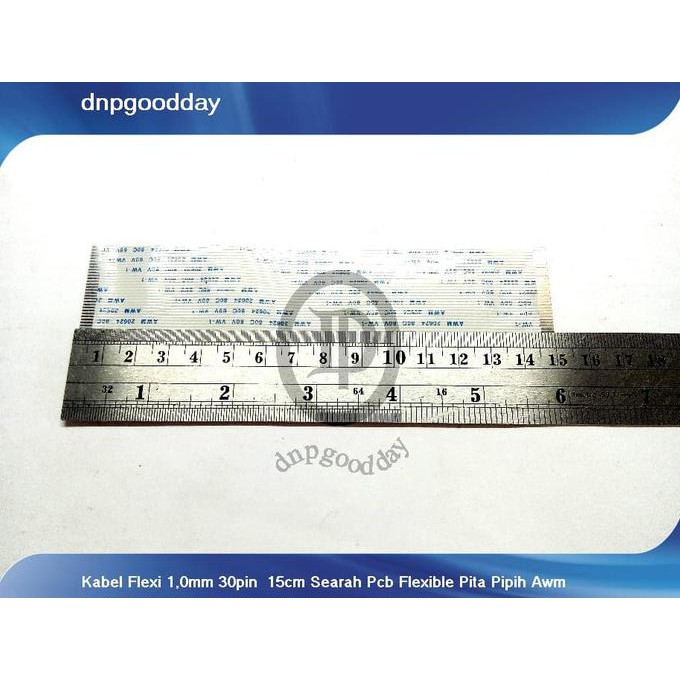 

Kabel Flexi 1,0Mm 30Pin 15Cm Searah Pcb Flexible Pita Pipih Awm Dnpgood11 Diminati Banget