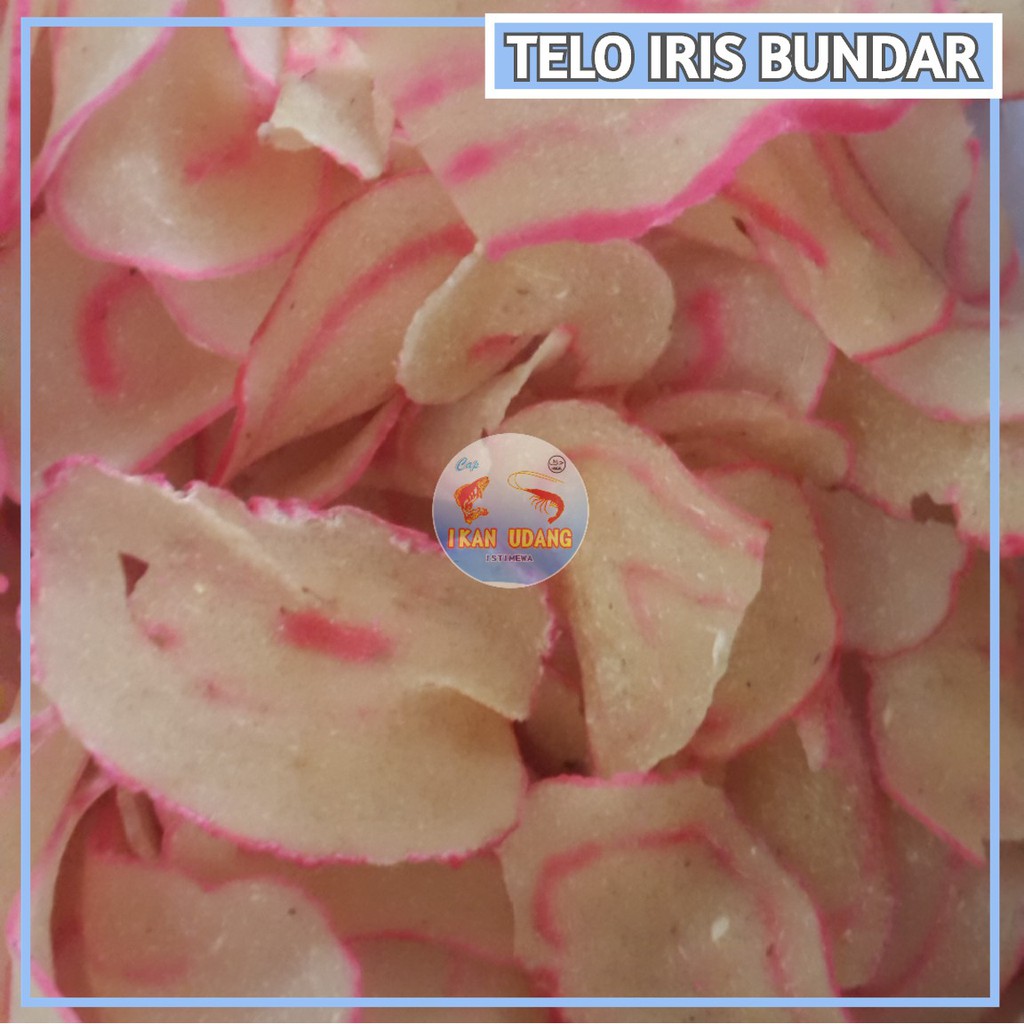 

[ 500gr ] Kerupuk / Krupuk Mentah / Krecek Telo Iris Kotak Bundar / Keripik