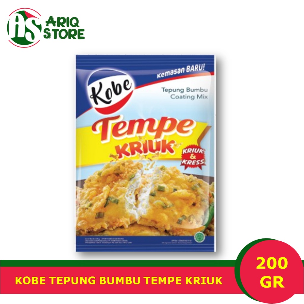

Kobe Tepung Bumbu Tempe Kriuk 200gr