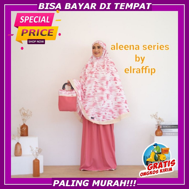 Mukena Dewasa Khodijah Mukena Dewasa Liontin Super Jumbo Motif Full Bordir Renda Kekinian Bahan Kain