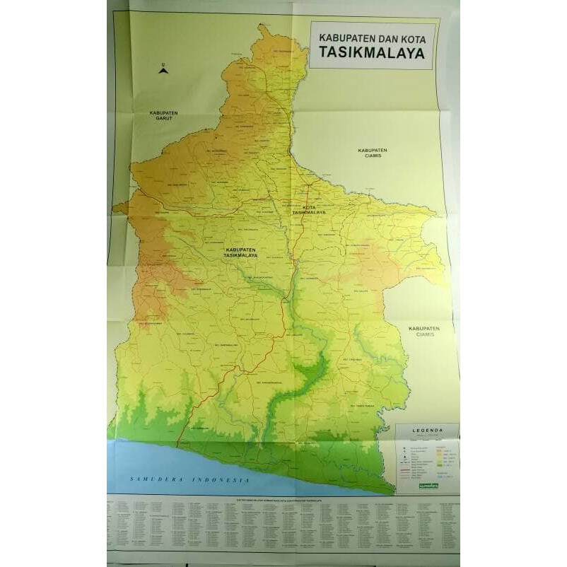 Peta Kabupaten Dan Kota Tasikmalaya Shopee Indonesia